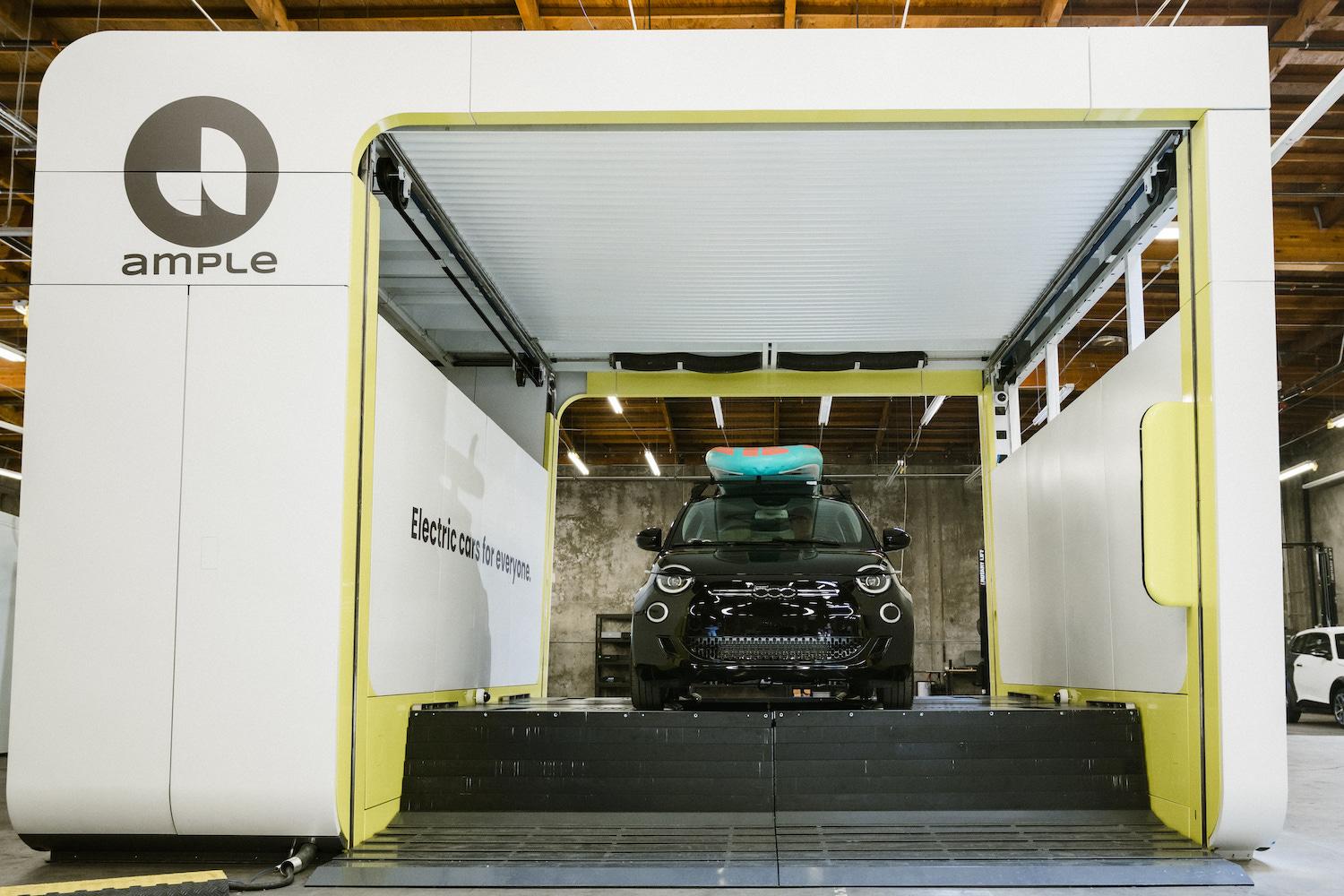 Ample EV Charging Battery Swapping